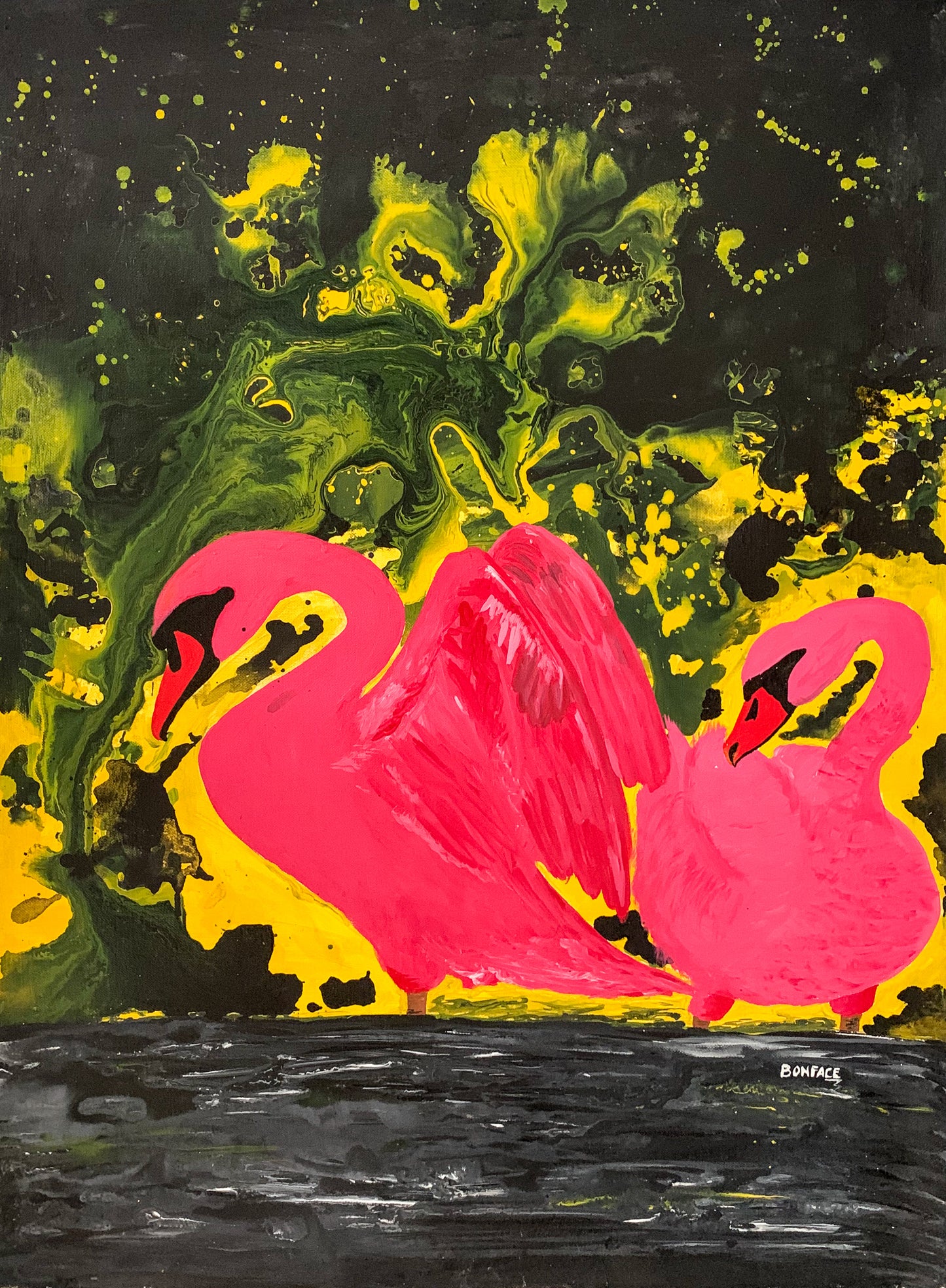 Pink Swan