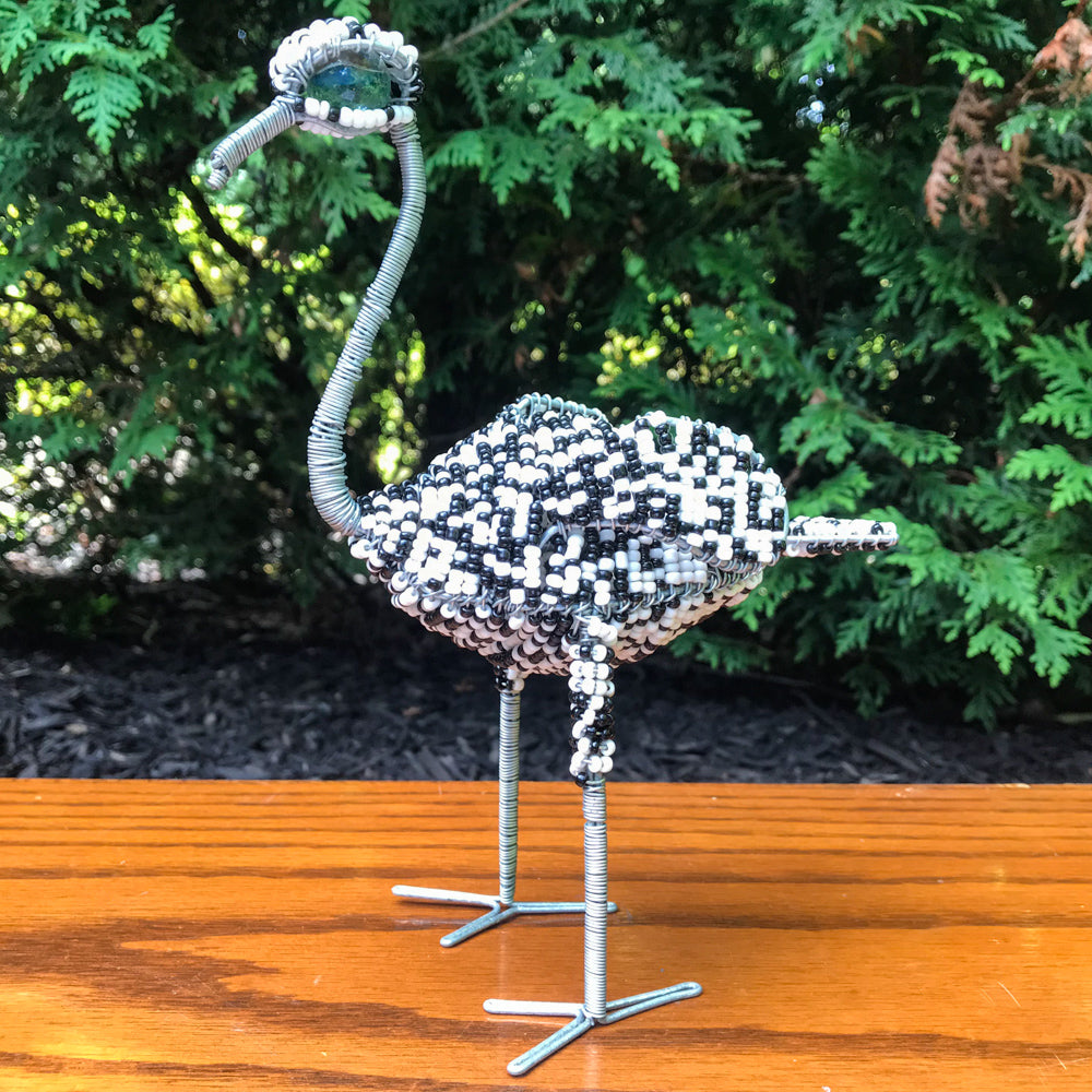 Bead and Wire Ostrich